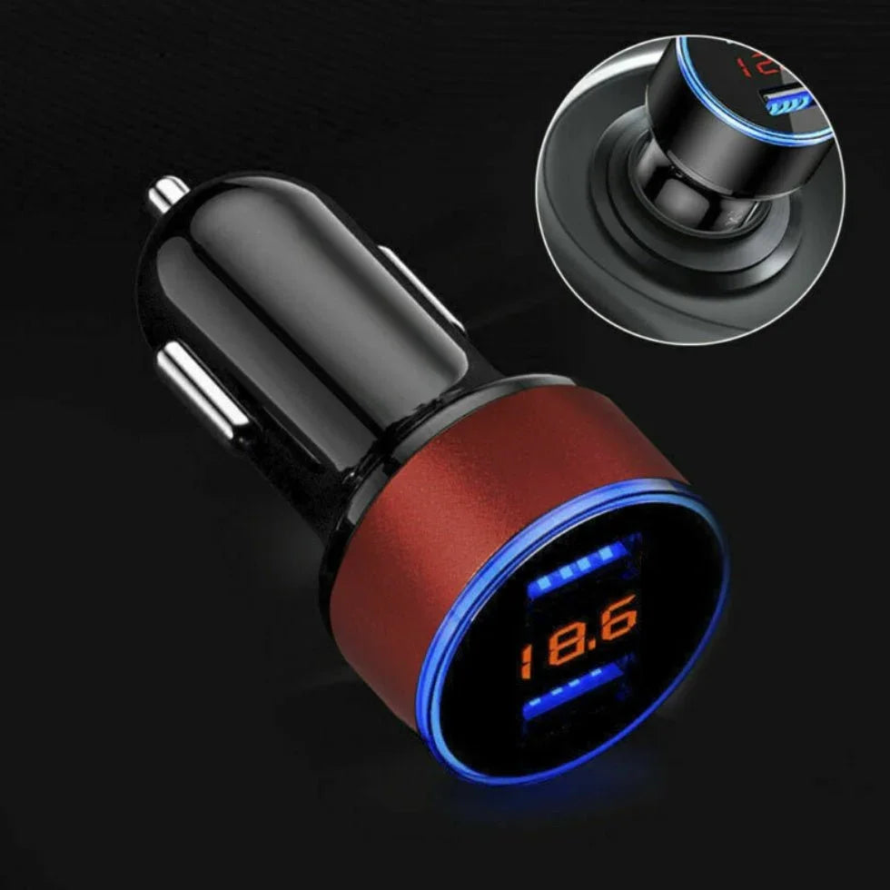 LED digital display car charger - Show Gadgets