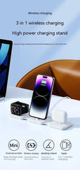 Three - in - one Wireless Charger - Show Gadgets