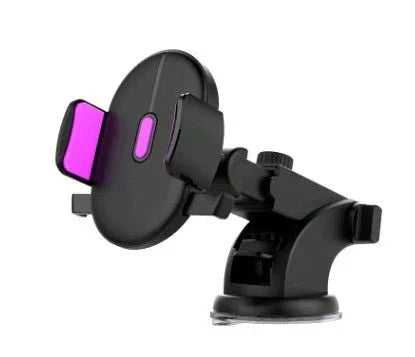 Car Phone Holder Long Rod Telescopic Car Dashboard Suction Cup Type - Show Gadgets