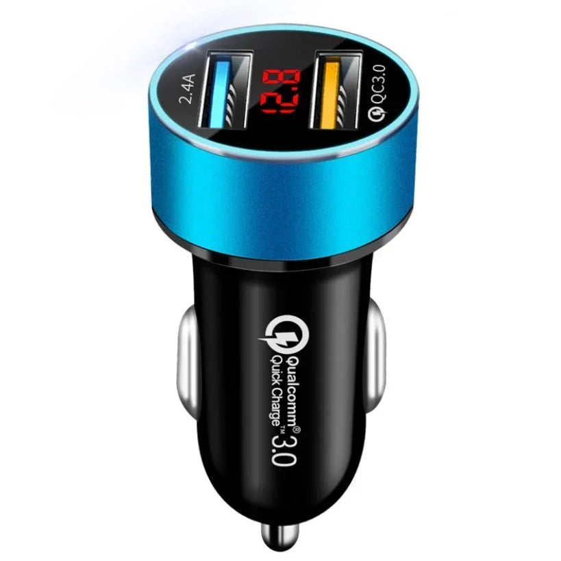 LED digital display car charger - Show Gadgets