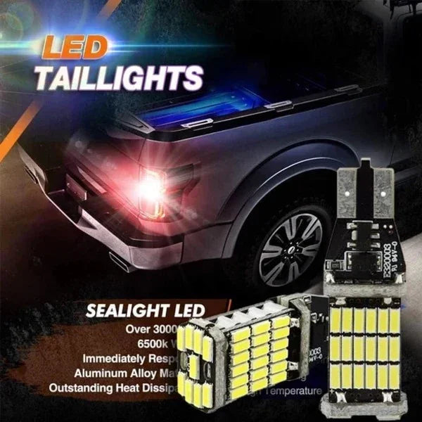 Car 12v Brake Lamp Super Bright Reversing Light 45 SMD 4014 LED Canbus - Show Gadgets