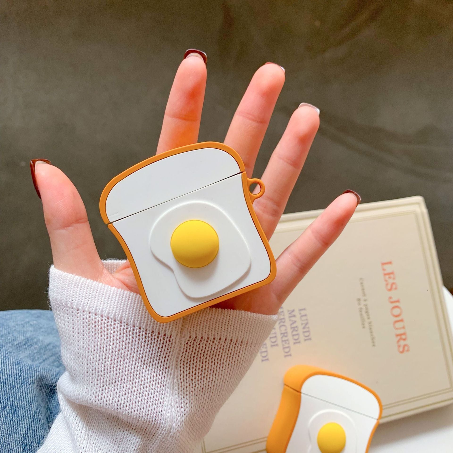 Breakfast Egg Toast AirPods Case – Apple Compatible