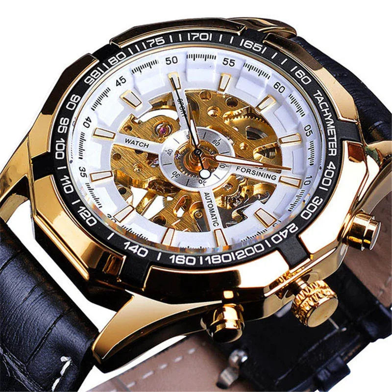 A Drop Shipping Forsining Watch Men's Fashion Casual Classic Popular Waterproof Manual Mechanical Watch - Show Gadgets