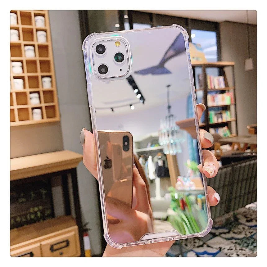 Mirror Phone Case Convenient Phone Case With Mirror - Show Gadgets