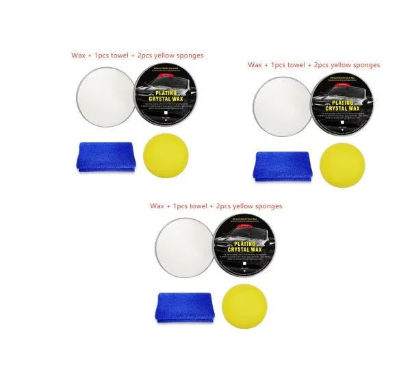 Car Diamond Crystal Wax Black Wax Coating Waxing Polishing Sewage Crystal Hard Wax - Show Gadgets