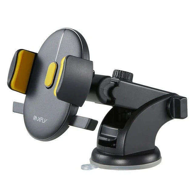 Car Phone Holder Long Rod Telescopic Car Dashboard Suction Cup Type - Show Gadgets