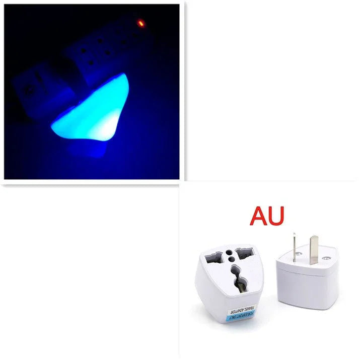 LED Night Light Mushroom Wall Socket Lamp EU US Plug Warm White Light - control Sensor Bedroom Light Home Decoration - Show Gadgets