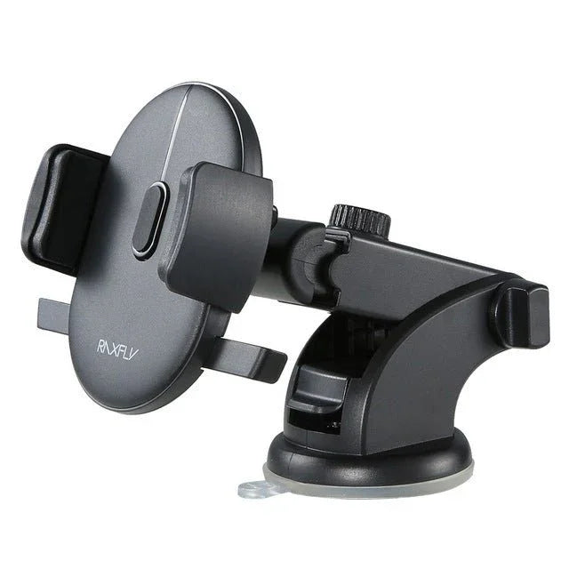 Car Phone Holder Long Rod Telescopic Car Dashboard Suction Cup Type - Show Gadgets