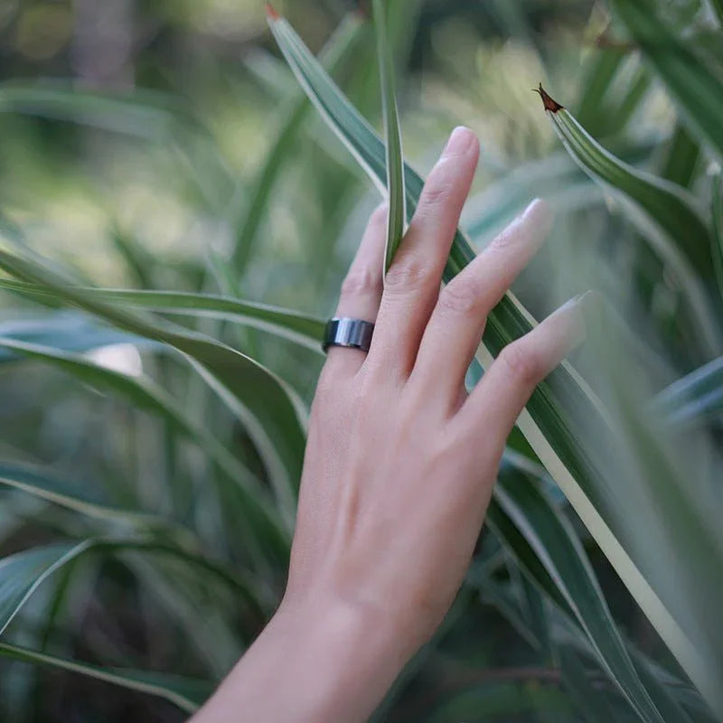 Black Technology Heart Rate, Blood Oxygen, Sleep Monitoring Waterproof Bluetooth Ring - Show Gadgets
