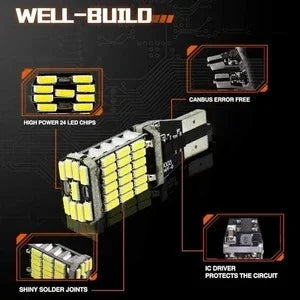 Car 12v Brake Lamp Super Bright Reversing Light 45 SMD 4014 LED Canbus - Show Gadgets