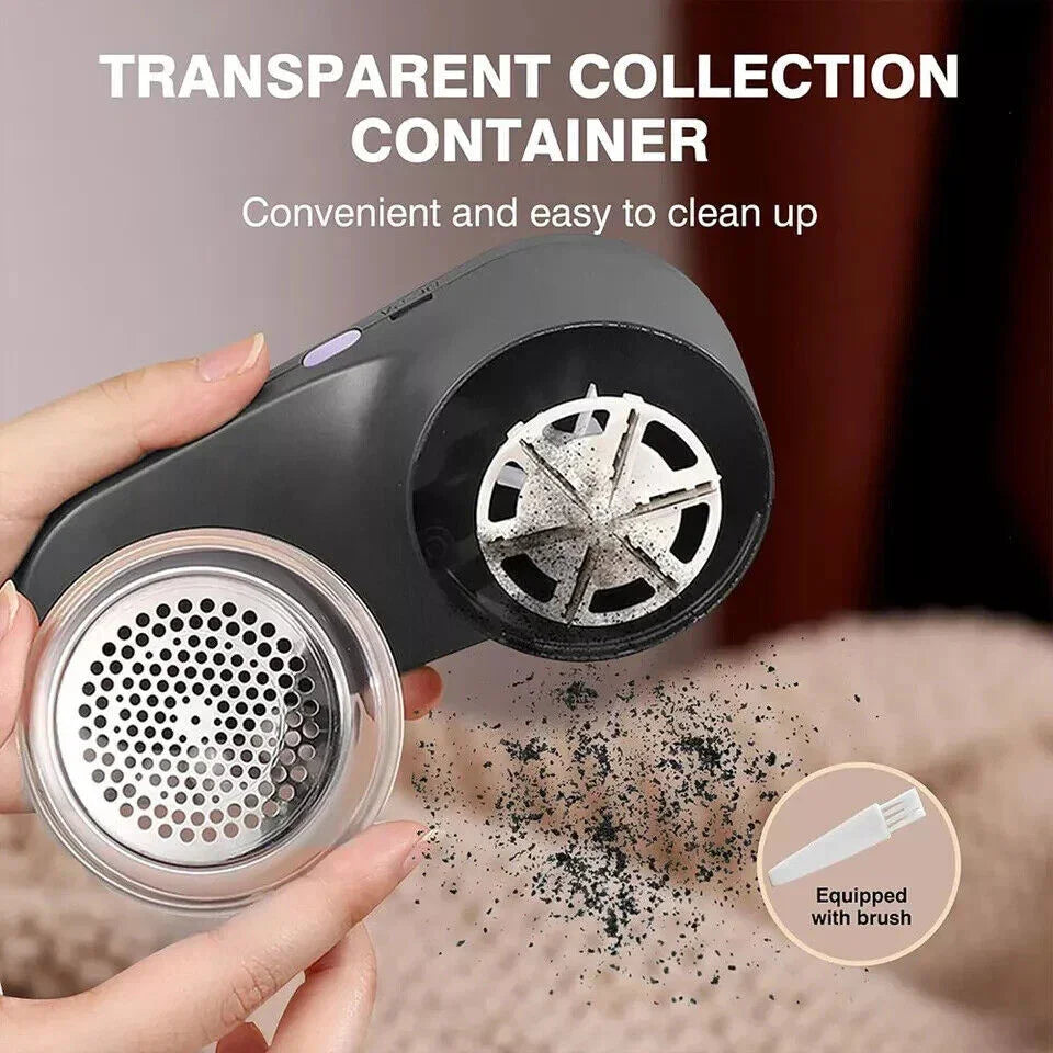 Electric Lint Remover Rechargeable Bobble Fabric Shaver For Clothes Clothing NEW - Show Gadgets