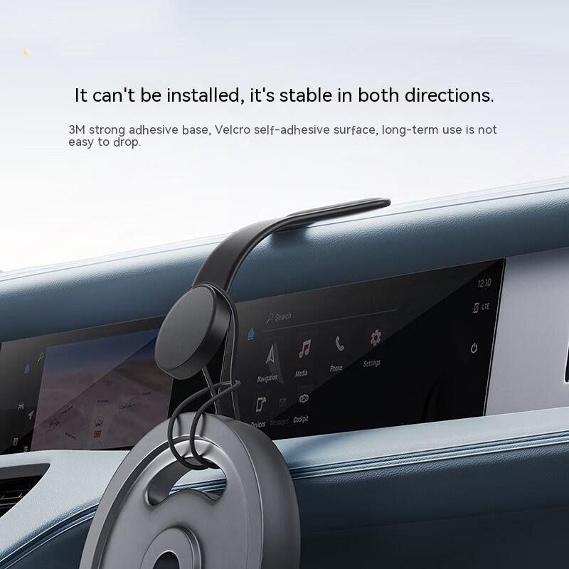 Magnetic Bendable Car Mobile Phone Holder Wireless Charger Phone Holder 15W Car Dash Mount Compatible With Phone - Show Gadgets