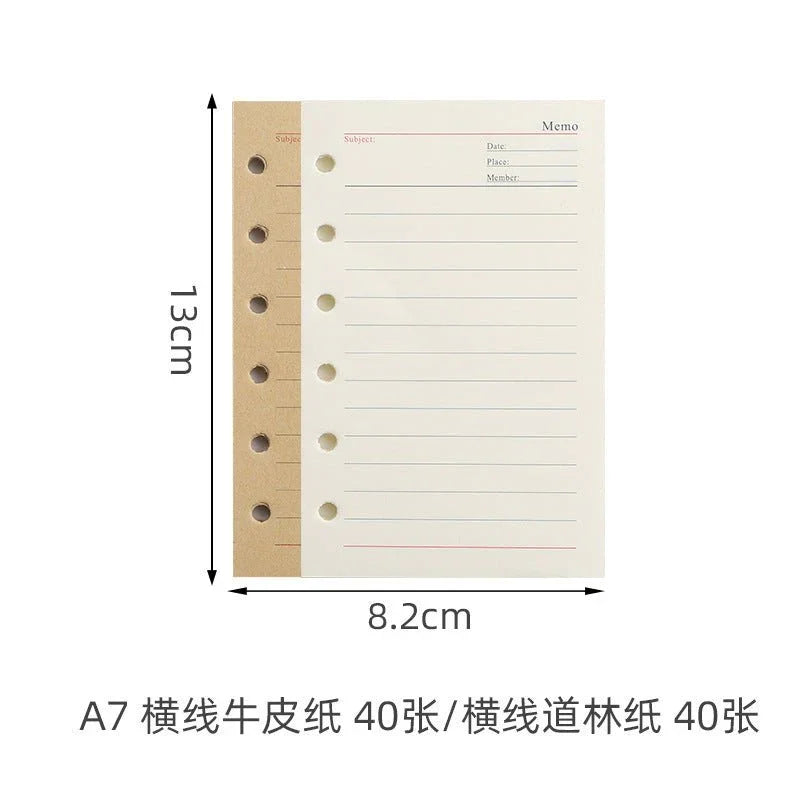 Creative Notebook Stationery One Leaf Zhiqiu Travel Diary Book Loose Leaf Vintage Leaves One Piece - Show Gadgets