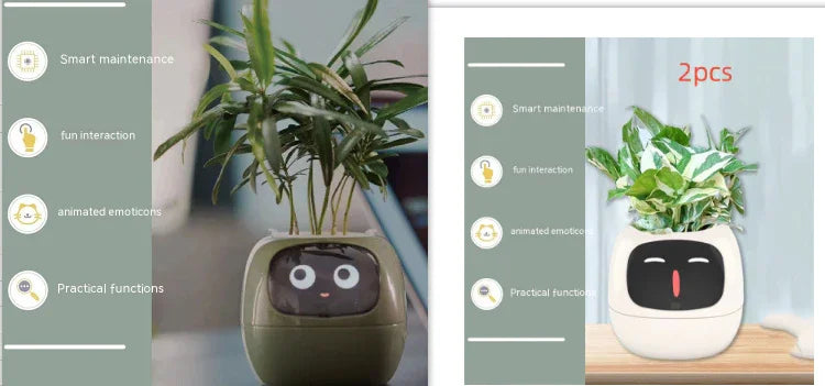 Smart Planter Endless Fun Over 49 Rich Expressions 7 Smart Sensors And AI Chips Make Raising Plants Easy And Fun - Show Gadgets