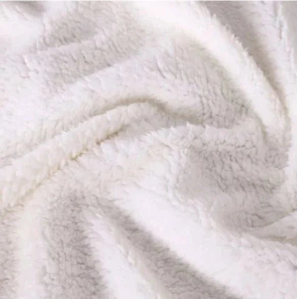 BeddingOutlet Sloth Sherpa Fleece Blanket – Cartoon Animal Plush Throw with Planet & Star Universe Design - Show Gadgets