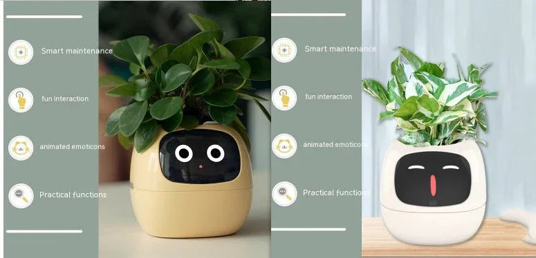 Smart Planter Endless Fun Over 49 Rich Expressions 7 Smart Sensors And AI Chips Make Raising Plants Easy And Fun - Show Gadgets