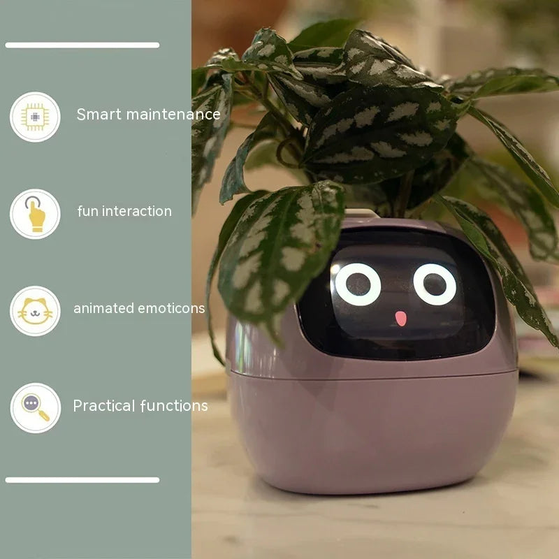 Smart Planter Endless Fun Over 49 Rich Expressions 7 Smart Sensors And AI Chips Make Raising Plants Easy And Fun - Show Gadgets