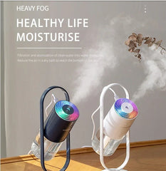 Magic Shadow USB Air Humidifier For Home With Projection Night Lights Ultrasonic Car Mist Maker Mini Office Air Purifier - Show Gadgets