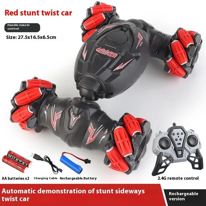 Gesture Sensing Remote Control Car Stunt Twist Car Four - wheel Drive Off - road Vehicle - Show Gadgets