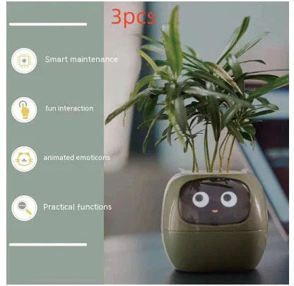 Smart Planter Endless Fun Over 49 Rich Expressions 7 Smart Sensors And AI Chips Make Raising Plants Easy And Fun - Show Gadgets