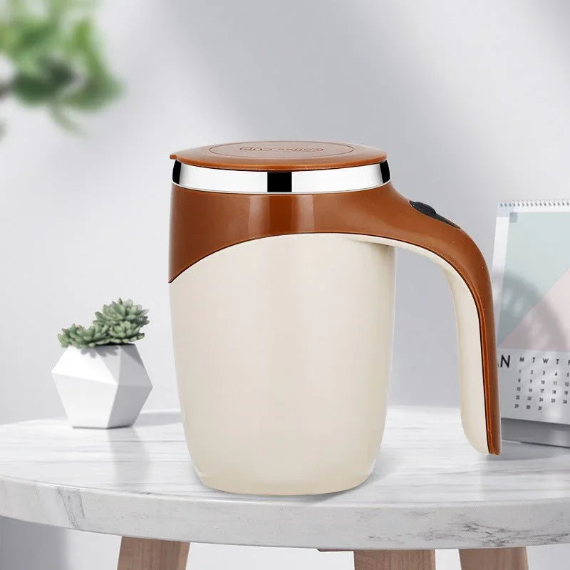 Rechargeable Model Automatic Stirring Cup Coffee Cup High Value Electric Stirring Cup Lazy Milkshake Rotating Magnetic Water Cup - Show Gadgets