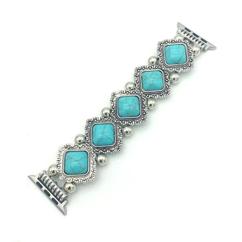Bohemian Turquoise Smart Watch Strap - Show Gadgets