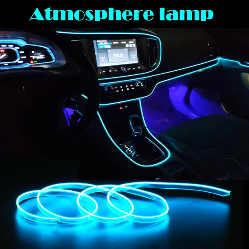 Car Led Strip Light For Neon Party Decoration Light Bicycle Dance Lamp 12V Waterproof USB Strips Lamps - Show Gadgets
