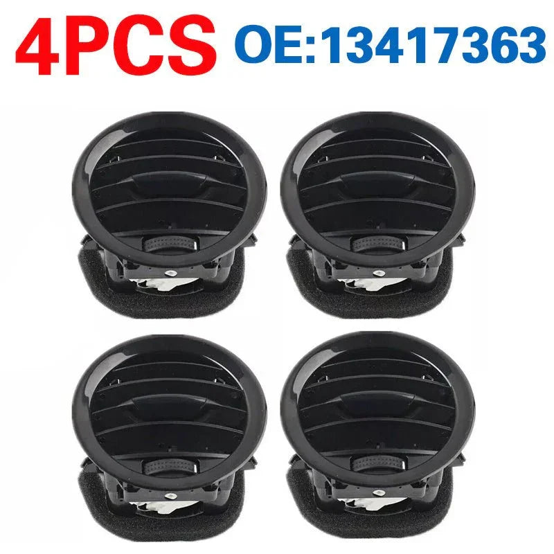 4PCS Interior Air Vent Grille Nozzle 13417363 For Vauxhall Adam Corsa D - Show Gadgets