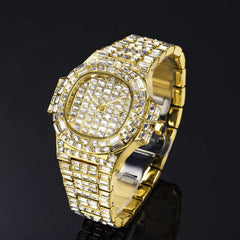 High - Grade Full Drill Square Drill Men’s Watch – Rugged Style Meets Precision Craftsmanship - Show Gadgets
