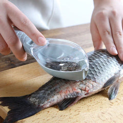 Fish Skin Brush Scraping Fish Scale Brush Grater Quick Disassembly Fish Knife Cleaning Peeling Skin Scraper Scraper Fish Scaler Kitchen Tools - Show Gadgets