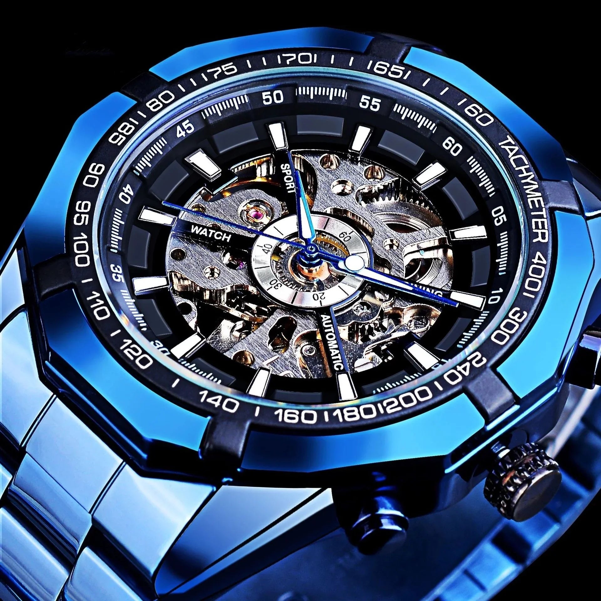 A Drop Shipping Forsining Watch Men's Fashion Casual Classic Popular Waterproof Manual Mechanical Watch - Show Gadgets