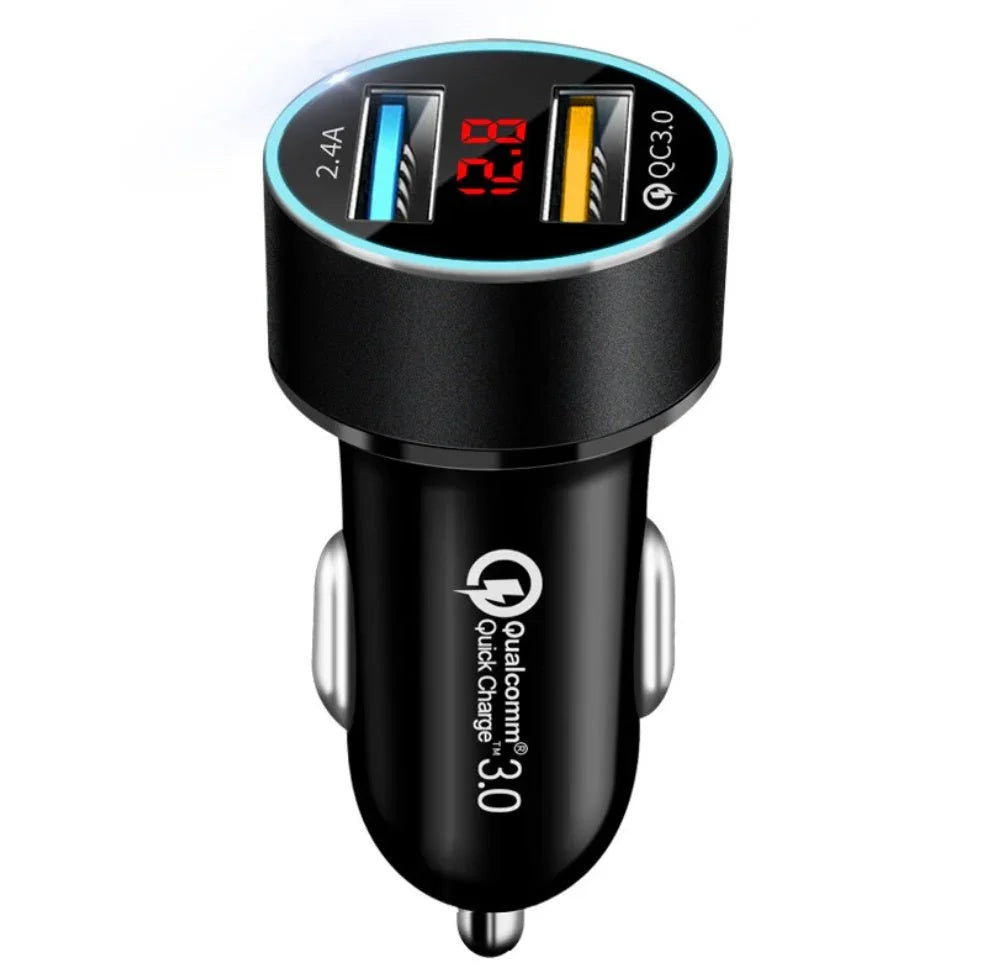LED digital display car charger - Show Gadgets