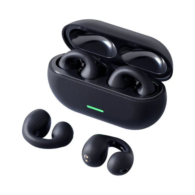 Wireless Ear Clip Bluetooth Headset TWS Comfortable Wear Not In - Ear Sports Wireless Bone Conduction 5.3 Bluetooth Headset - Show Gadgets