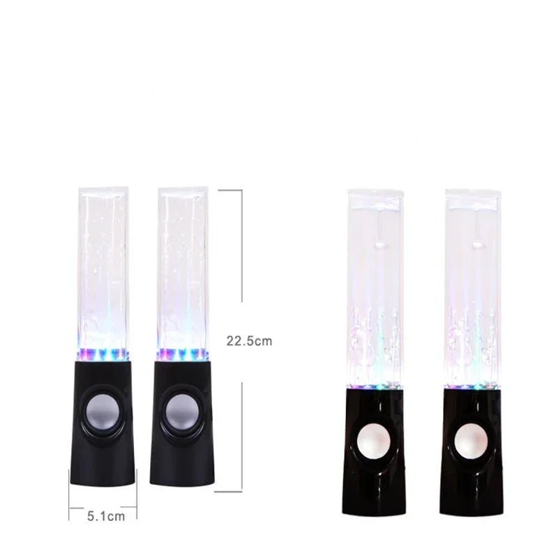 Wireless Dancing Water Speaker LED Light Fountain Speaker Home Party - Show Gadgets