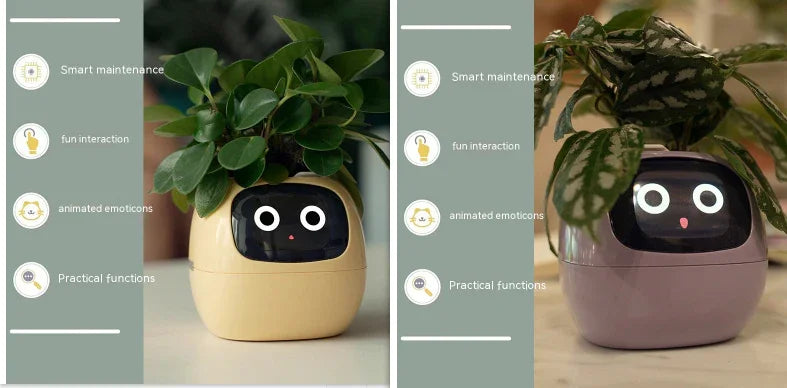 Smart Planter Endless Fun Over 49 Rich Expressions 7 Smart Sensors And AI Chips Make Raising Plants Easy And Fun - Show Gadgets