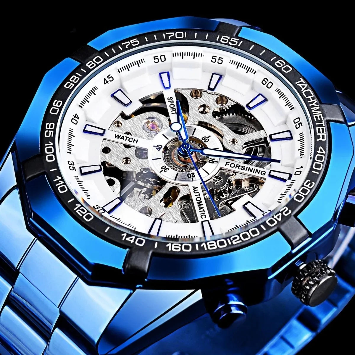 A Drop Shipping Forsining Watch Men's Fashion Casual Classic Popular Waterproof Manual Mechanical Watch - Show Gadgets