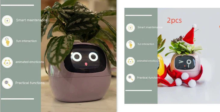 Smart Planter Endless Fun Over 49 Rich Expressions 7 Smart Sensors And AI Chips Make Raising Plants Easy And Fun - Show Gadgets