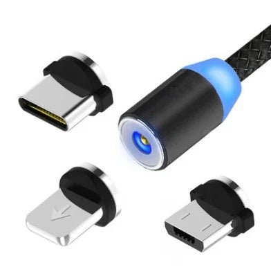 Magnetic Cable Micro Usb Cable 360 Degree Rotate Magnetic Charge Phone Charging Cord Wire - Show Gadgets