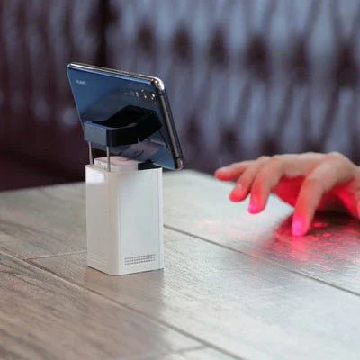 LEING FST Virtual Laser Keyboard Bluetooth Wireless Projector Phone Keyboard For Computer Pad Laptop With Mouse Function - Show Gadgets
