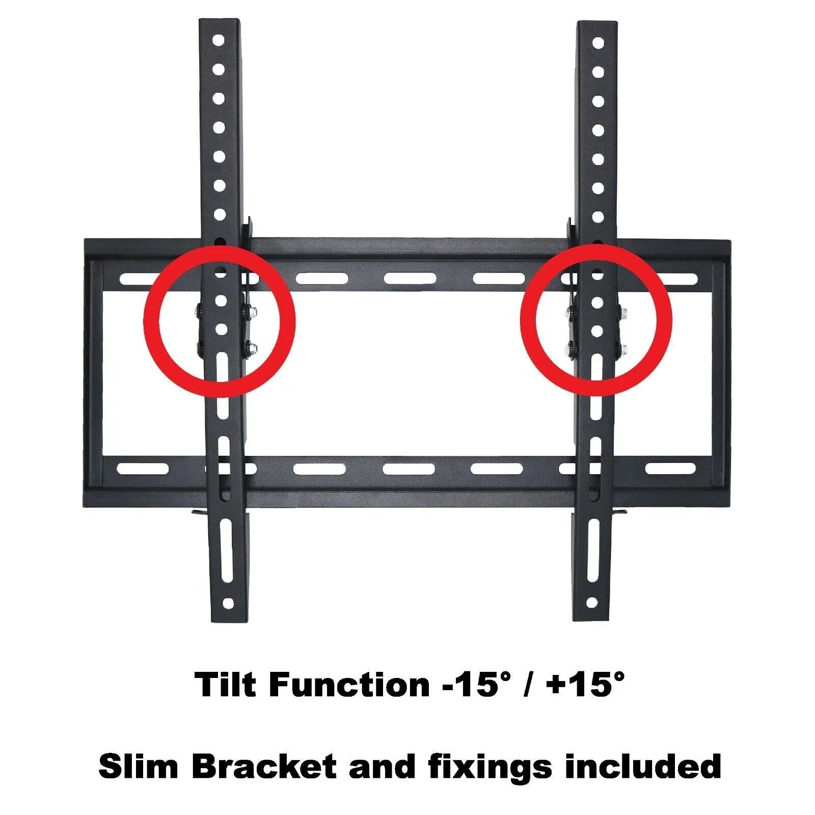 TV Wall Bracket Mount TILT For 26 32 40 50 55 Upto 63 Inch Flat LCD LED QLED TVs - Show Gadgets