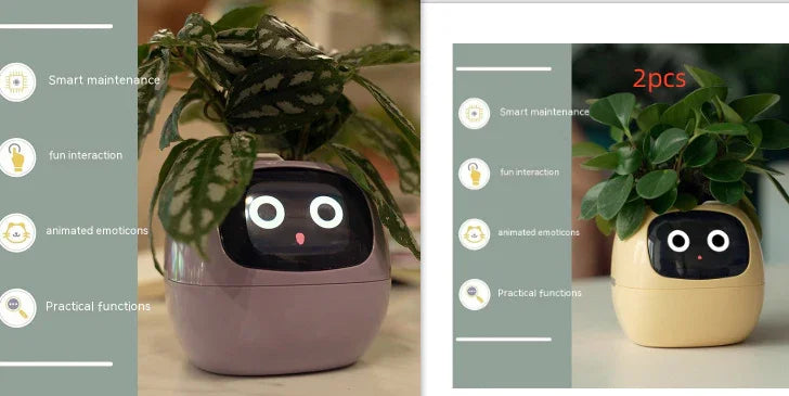 Smart Planter Endless Fun Over 49 Rich Expressions 7 Smart Sensors And AI Chips Make Raising Plants Easy And Fun - Show Gadgets