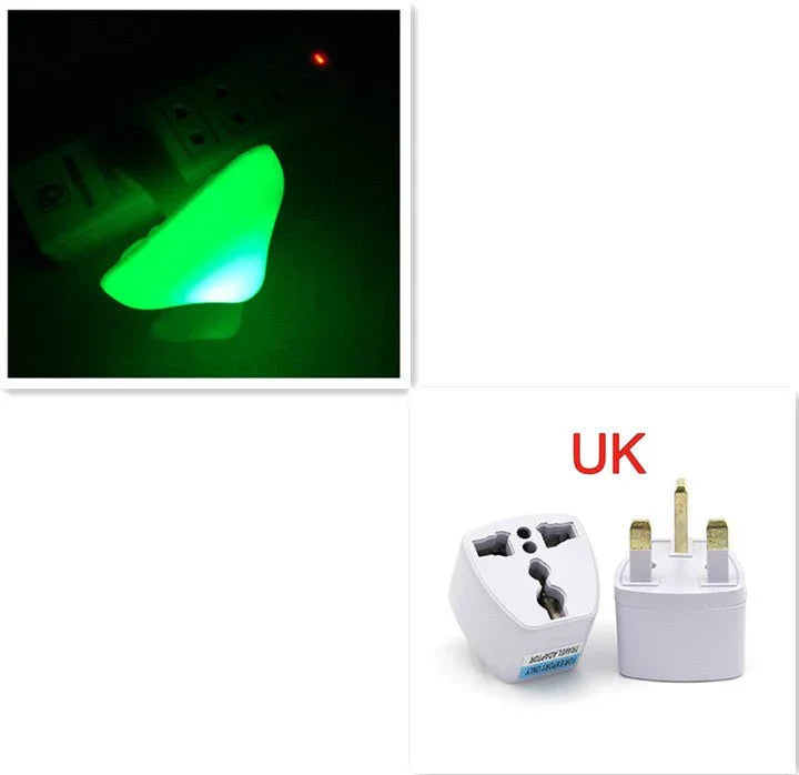 LED Night Light Mushroom Wall Socket Lamp EU US Plug Warm White Light - control Sensor Bedroom Light Home Decoration - Show Gadgets