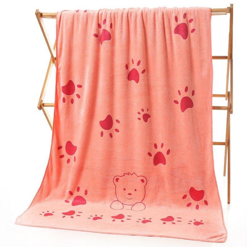 Bath towel beach towel cartoon print - Show Gadgets