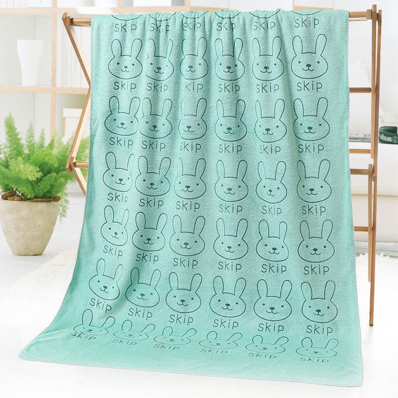 Bath towel beach towel cartoon print - Show Gadgets
