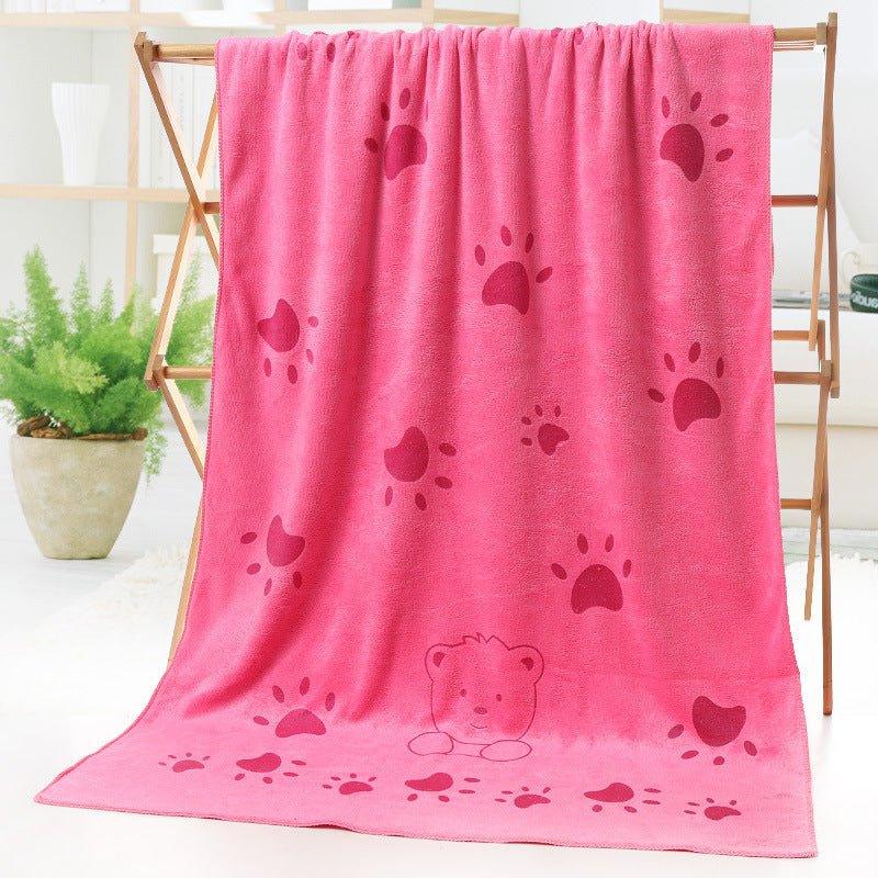 Bath towel beach towel cartoon print - Show Gadgets