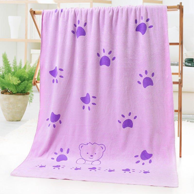 Bath towel beach towel cartoon print - Show Gadgets