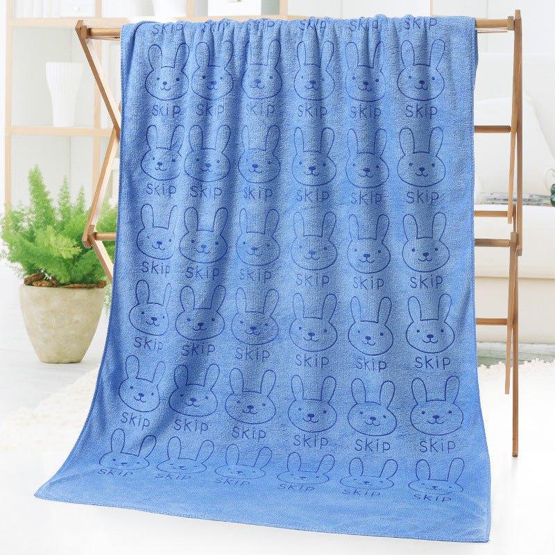 Bath towel beach towel cartoon print - Show Gadgets