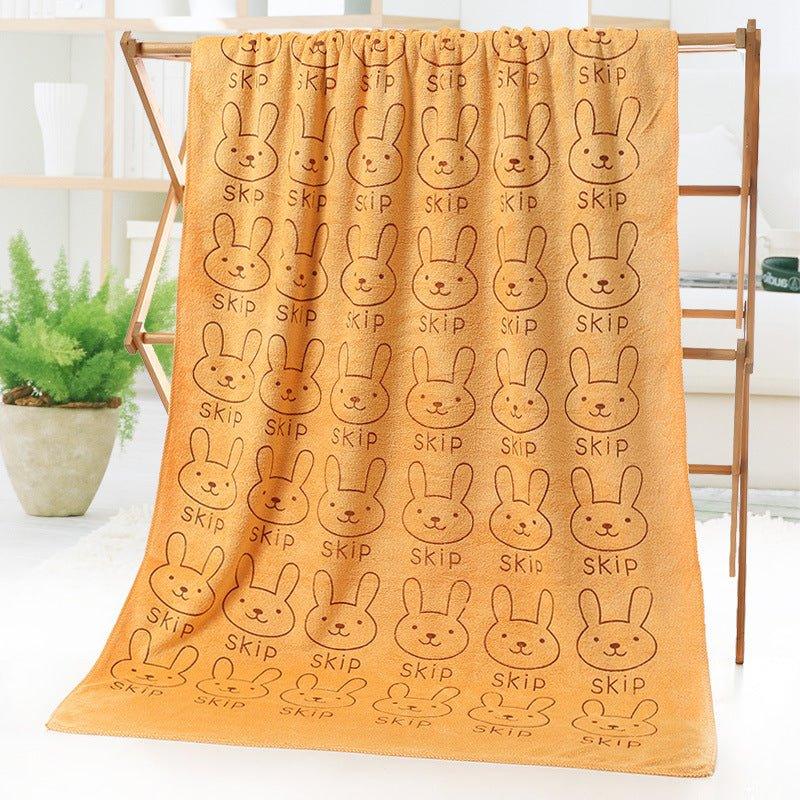 Bath towel beach towel cartoon print - Show Gadgets