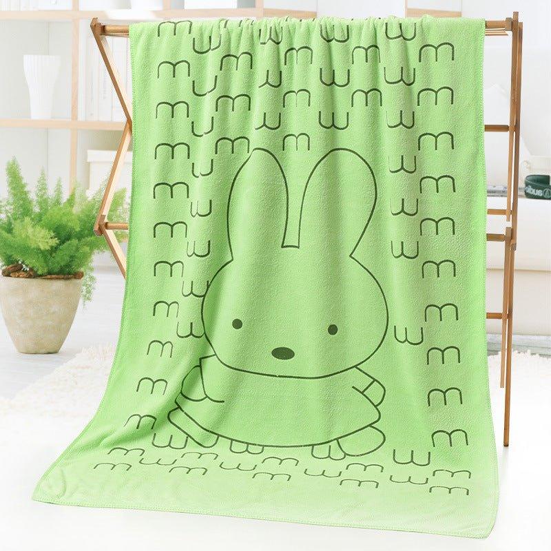 Bath towel beach towel cartoon print - Show Gadgets