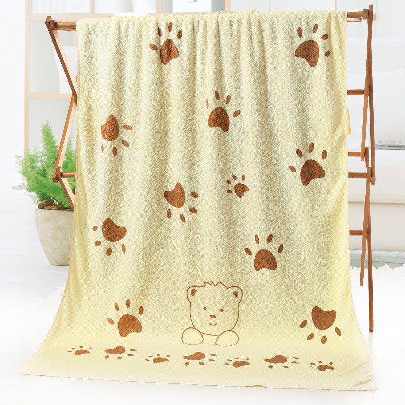 Bath towel beach towel cartoon print - Show Gadgets